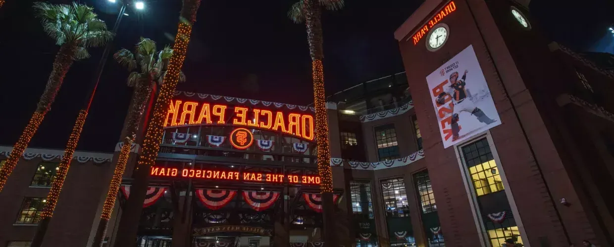 Oracle Park Willie Mays Plaza Entrance